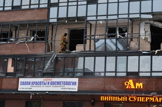 Explosion in multi-storey building in St. Petersburg