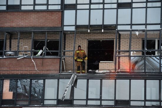 Explosion in multi-storey building in St. Petersburg