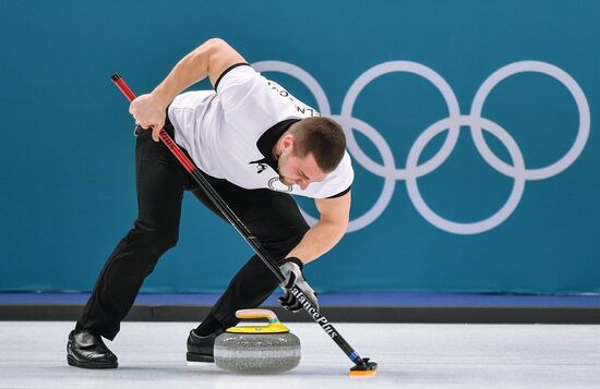 2018 Winter Olympics. Curling. Mixed doubles. Republic of Korea vs. OAR