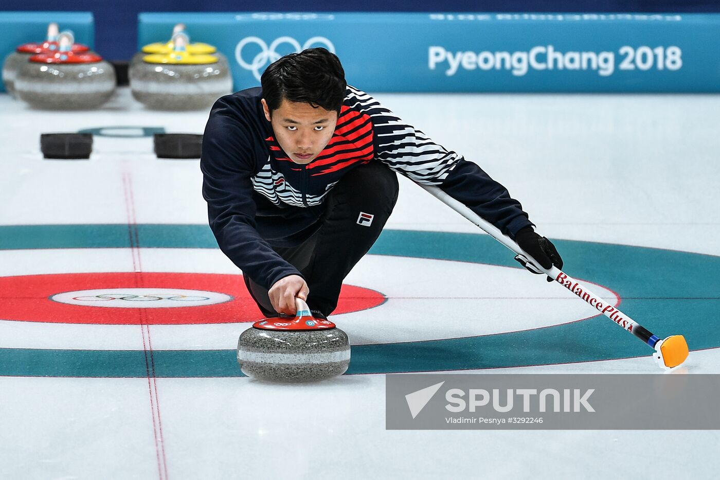 Winter Olympics 2018. Curling. Mixed doubles. Republic of Korea vs. OAR