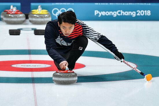 Winter Olympics 2018. Curling. Mixed doubles. Republic of Korea vs. OAR