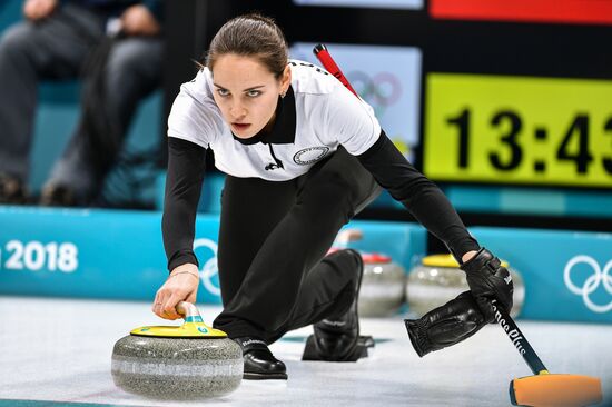 Winter Olympics 2018. Curling. Mixed doubles. Republic of Korea vs. OAR