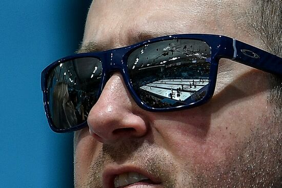 2018 Winter Olympics. Curling. Mixed doubles. Republic of Korea vs. OAR