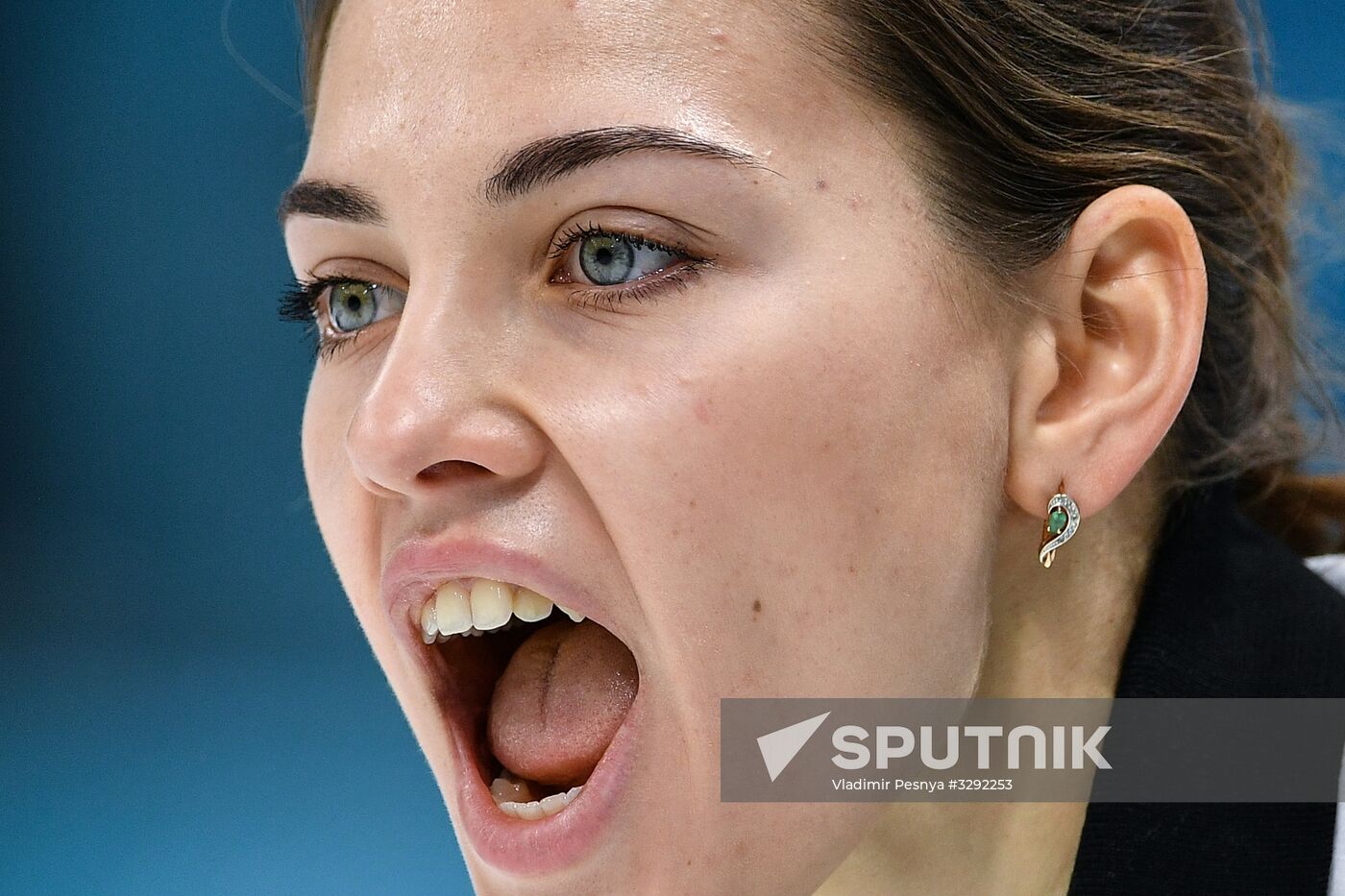 2018 Winter Olympics. Curling. Mixed doubles. Republic of Korea vs. OAR