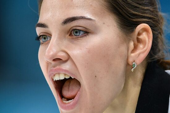 2018 Winter Olympics. Curling. Mixed doubles. Republic of Korea vs. OAR