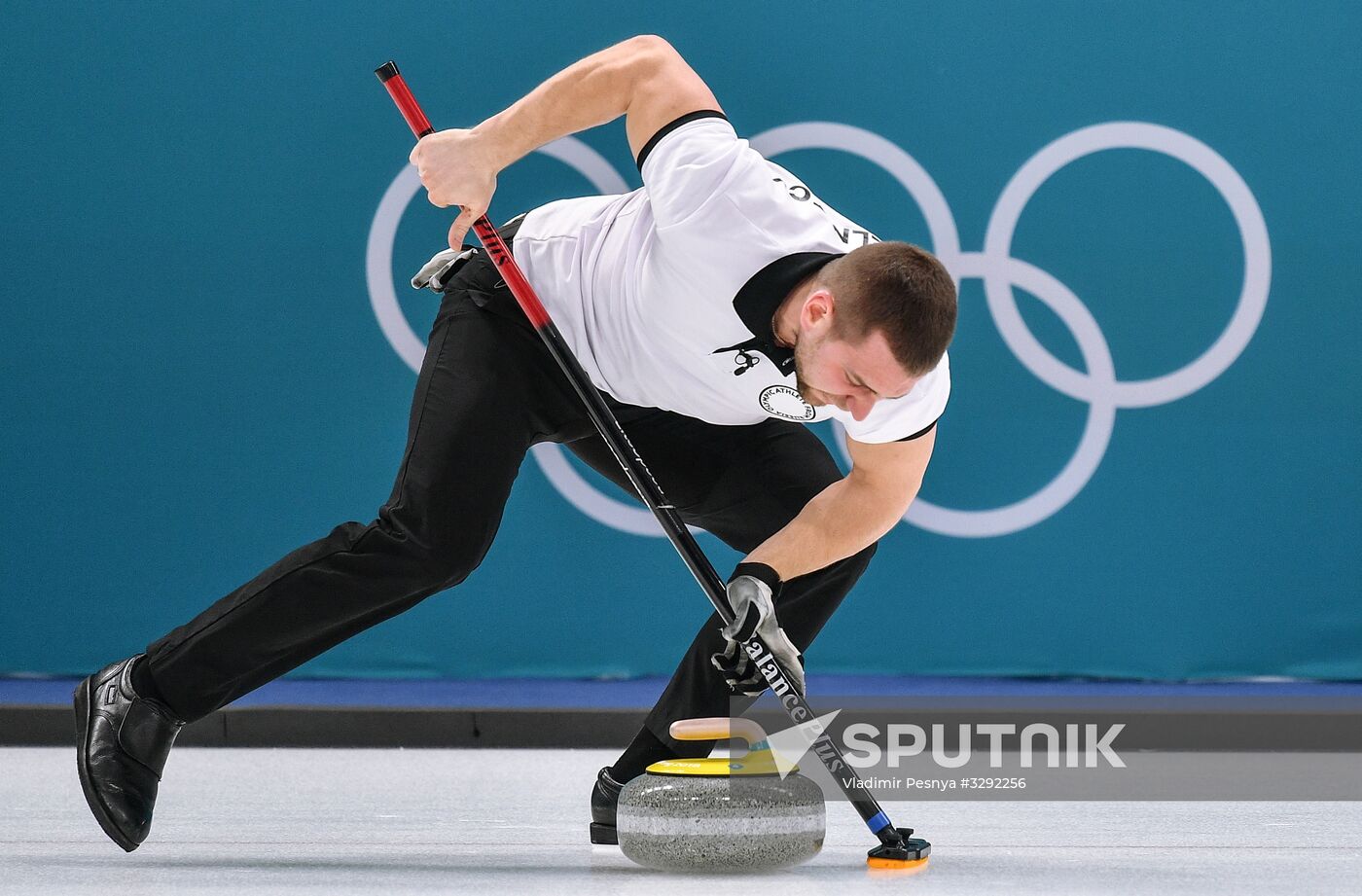 2018 Winter Olympics. Curling. Mixed doubles. Republic of Korea vs. OAR