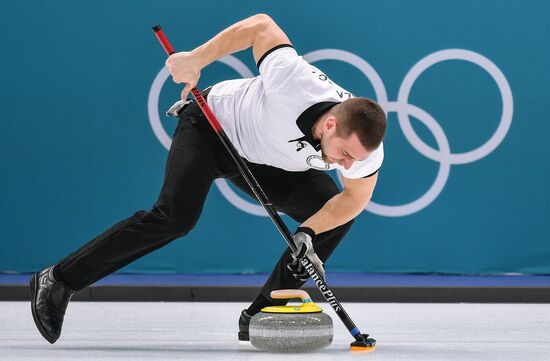 2018 Winter Olympics. Curling. Mixed doubles. Republic of Korea vs. OAR