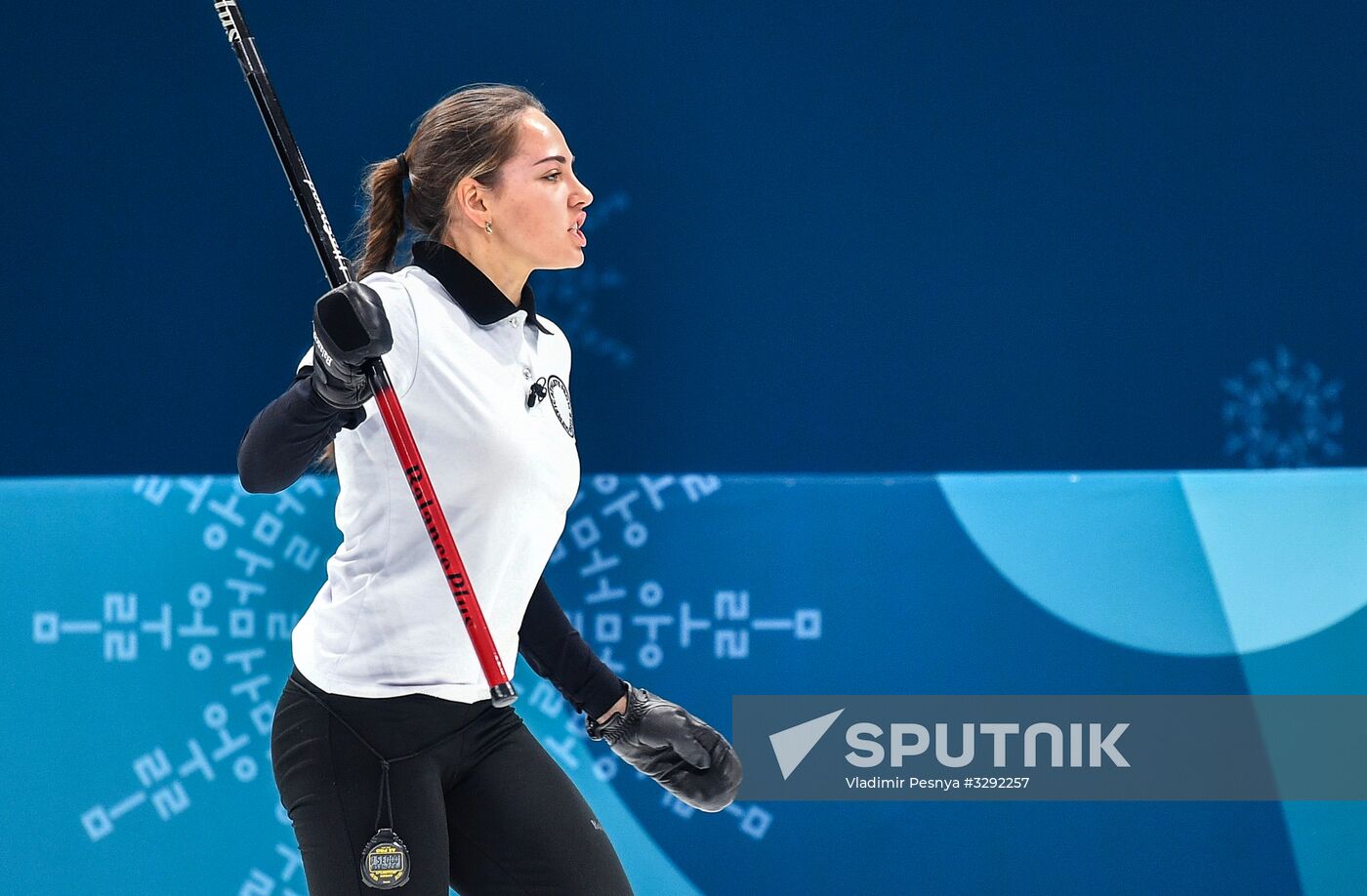 2018 Winter Olympics. Curling. Mixed doubles. Republic of Korea vs. OAR