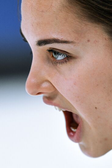2018 Winter Olympics. Curling. Mixed doubles. Republic of Korea vs. OAR