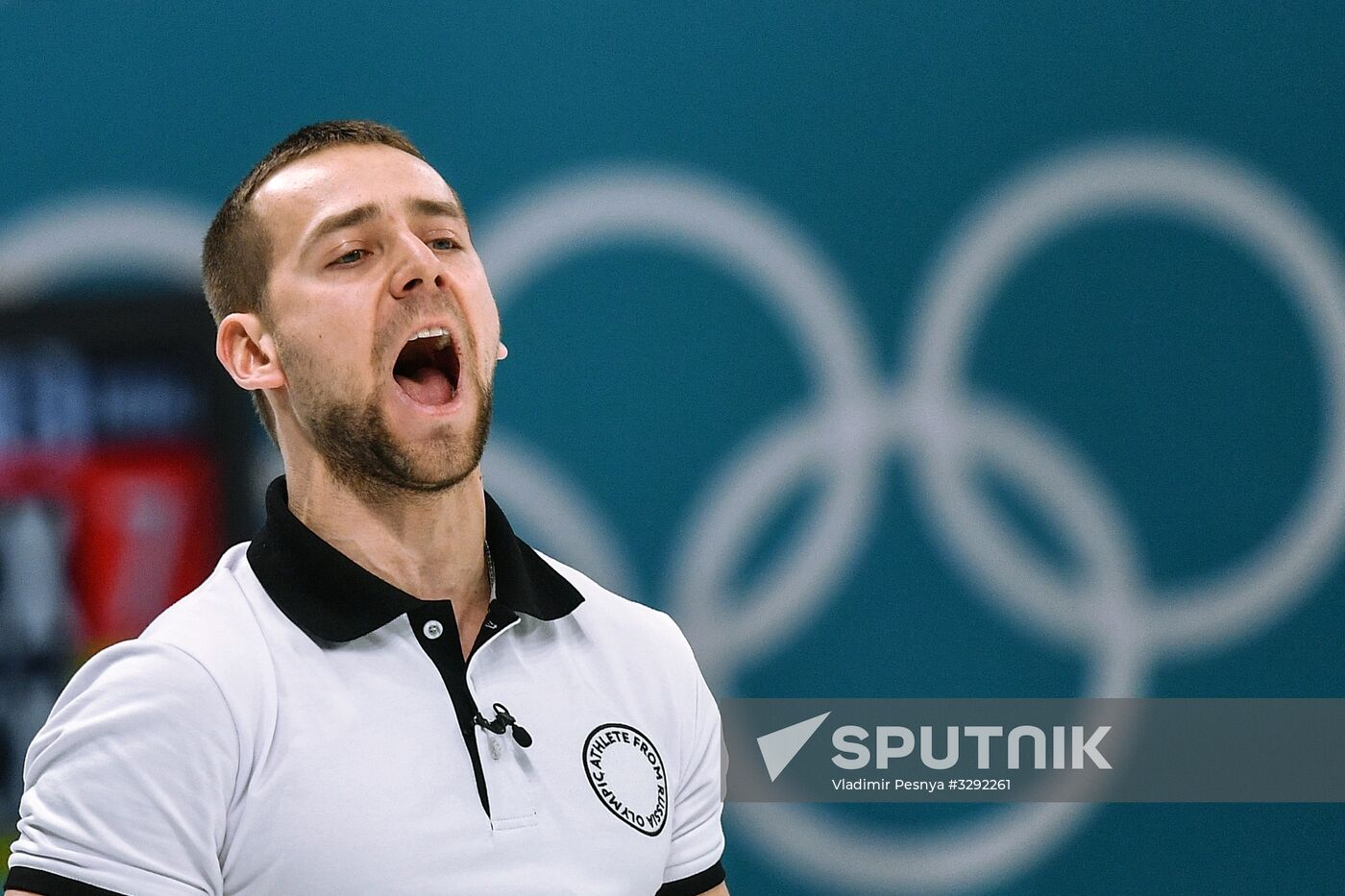 2018 Winter Olympics. Curling. Mixed doubles. Republic of Korea vs. OAR