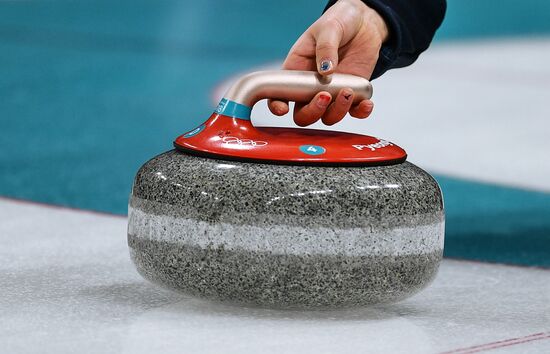 2018 Winter Olympics. Curling. Mixed doubles. Republic of Korea vs. OAR