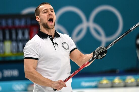 2018 Winter Olympics . Curling. Mixed doubles. Republic of Korea vs. OAR