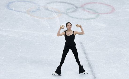 2018 Winter Olympics. Figure skating. Women's training sessions