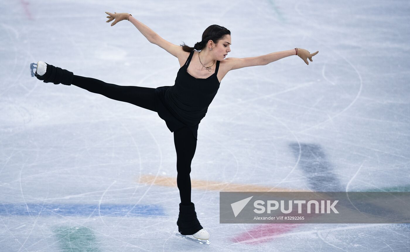 2018 Winter Olympics. Figure skating. Women's training sessions