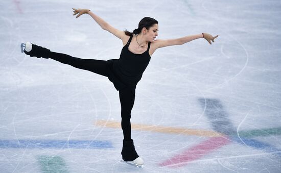 2018 Winter Olympics. Figure skating. Women's training sessions