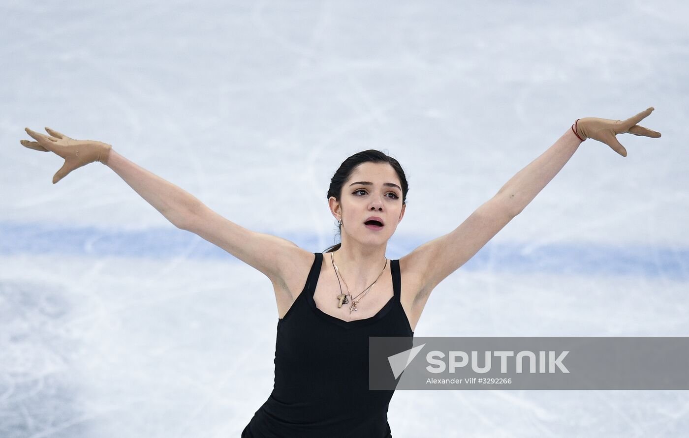 2018 Winter Olympics. Figure skating. Women's training sessions
