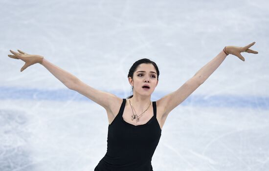 2018 Winter Olympics. Figure skating. Women's training sessions