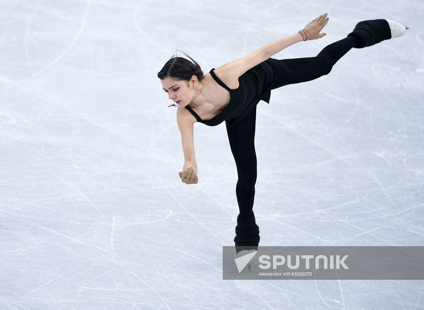 2018 Winter Olympics. Figure skating. Women's training sessions
