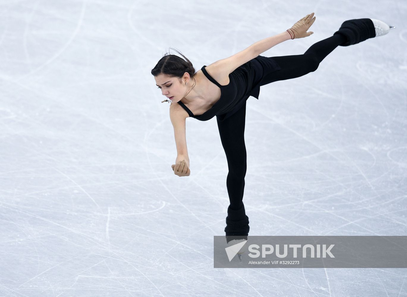 2018 Winter Olympics. Figure skating. Women's training sessions