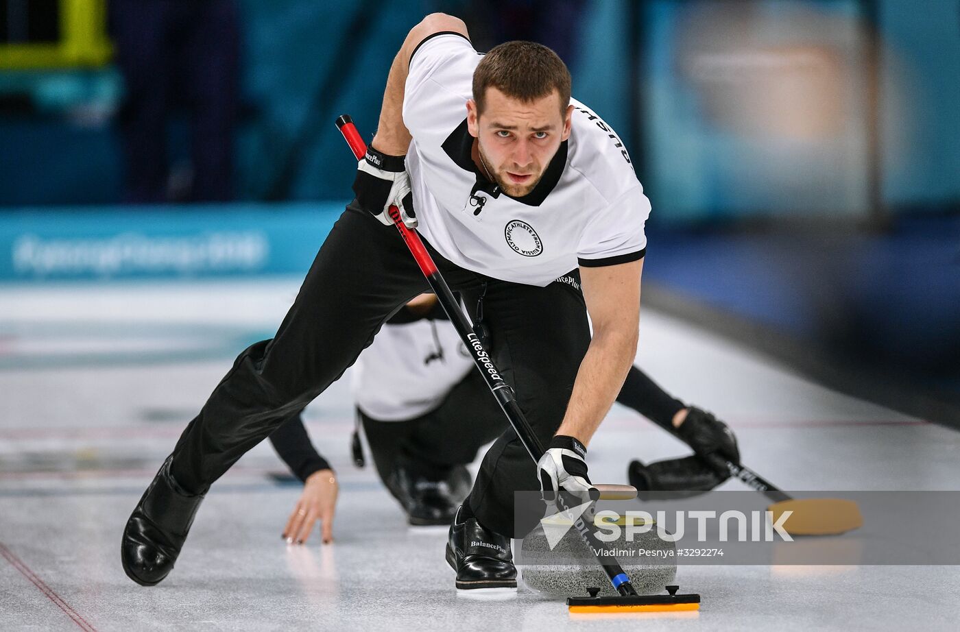 Winter Olympics 2018. Curling. Mixed doubles. Republic of Korea vs. OAR