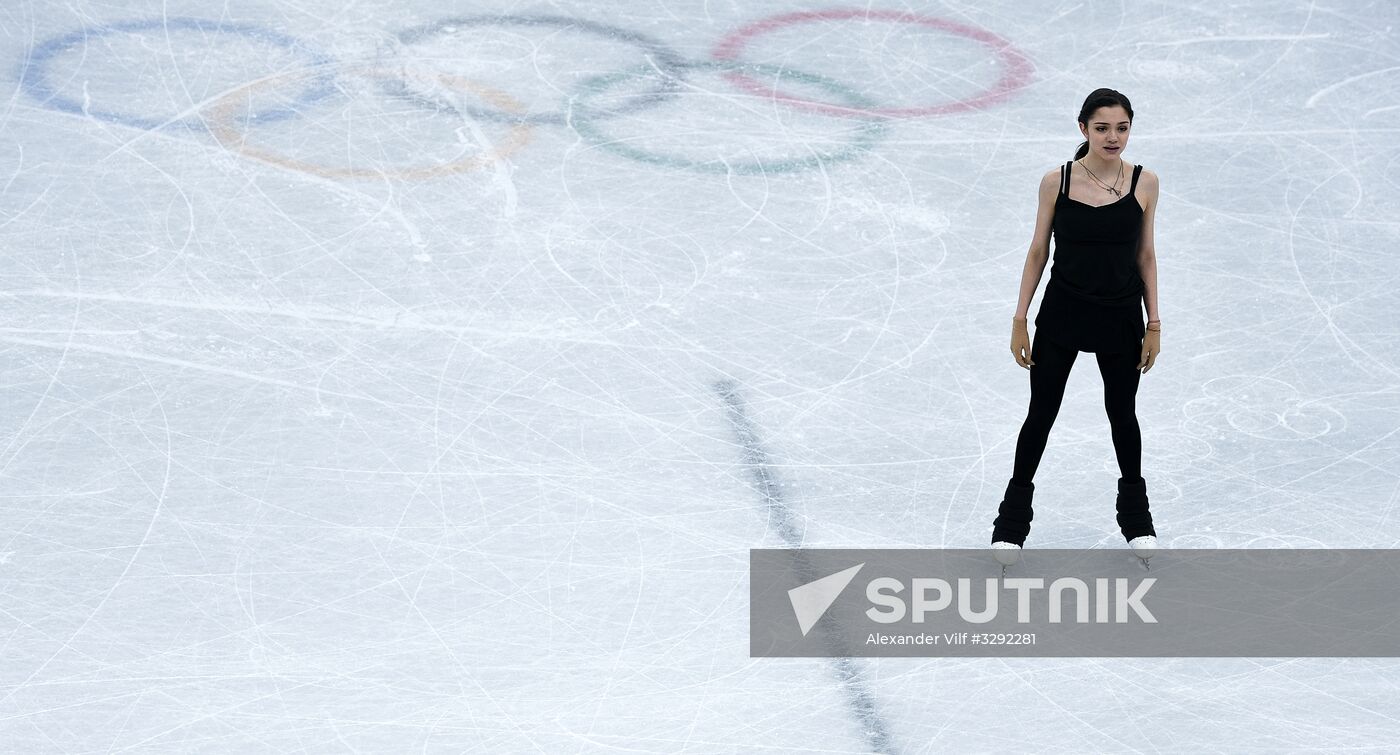 2018 Winter Olympics. Figure skating. Women's training sessions