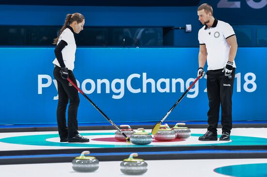 Winter Olympics 2018. Curling. Mixed doubles. Republic of Korea vs. OAR
