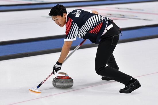 Winter Olympics 2018. Curling. Mixed doubles. Republic of Korea vs. OAR