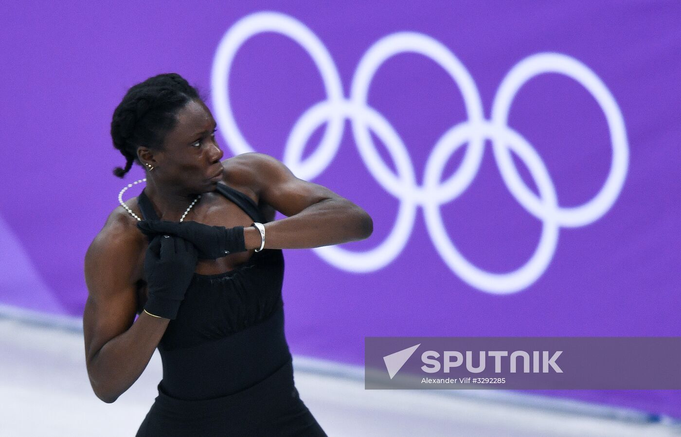 2018 Winter Olympics. Figure skating. Women's training sessions
