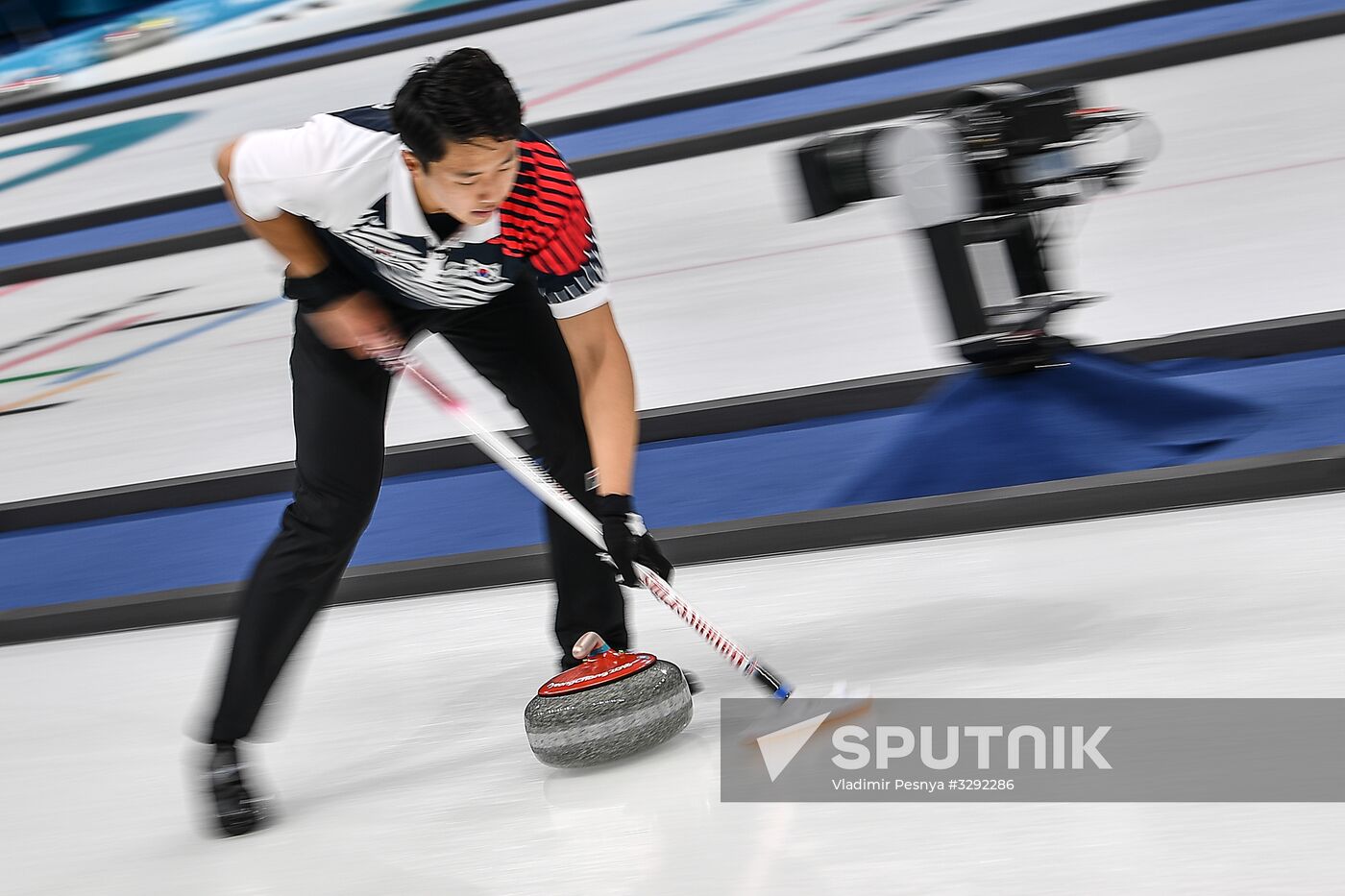 Winter Olympics 2018. Curling. Mixed doubles. Republic of Korea vs. OAR