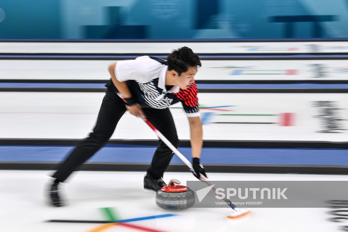Winter Olympics 2018. Curling. Mixed doubles. Republic of Korea vs. OAR