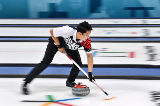 Winter Olympics 2018. Curling. Mixed doubles. Republic of Korea vs. OAR