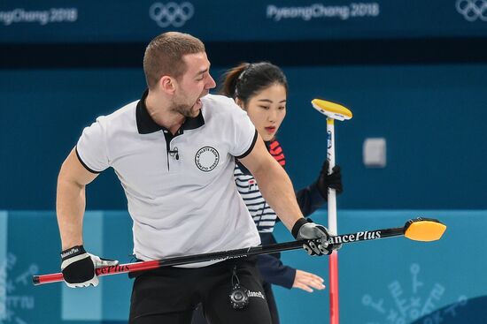 Winter Olympics 2018. Curling. Mixed doubles. Republic of Korea vs. OAR