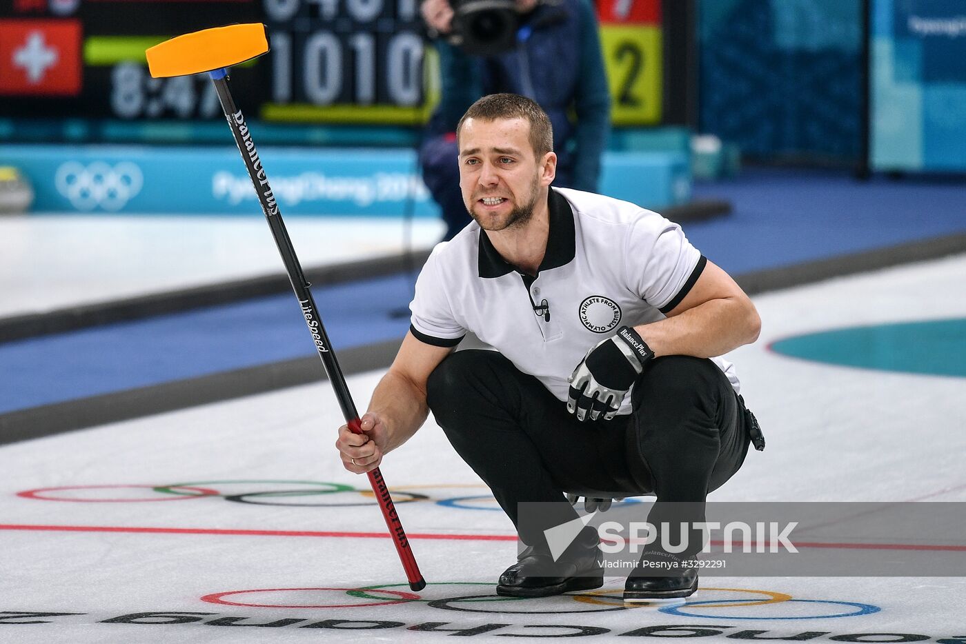 Winter Olympics 2018. Curling. Mixed doubles. Republic of Korea vs. OAR