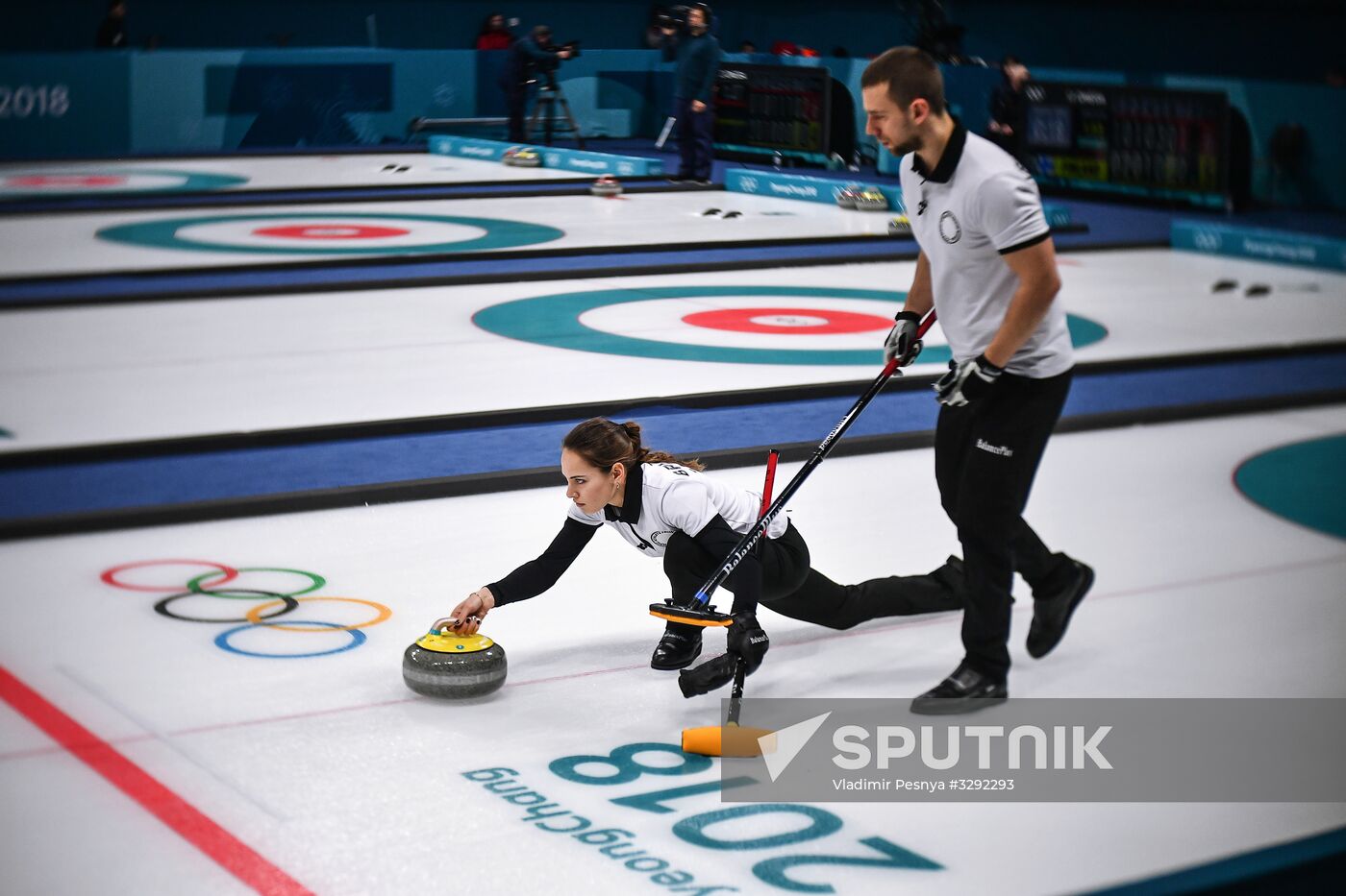 Winter Olympics 2018. Curling. Mixed doubles. Republic of Korea vs. OAR