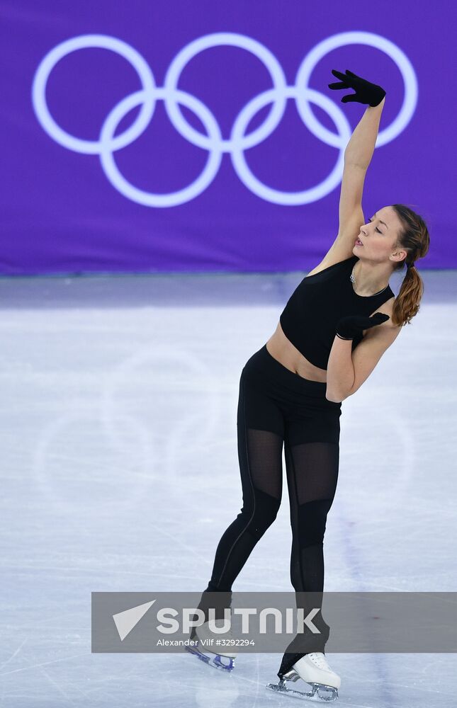 2018 Winter Olympics. Figure skating. Women's training sessions