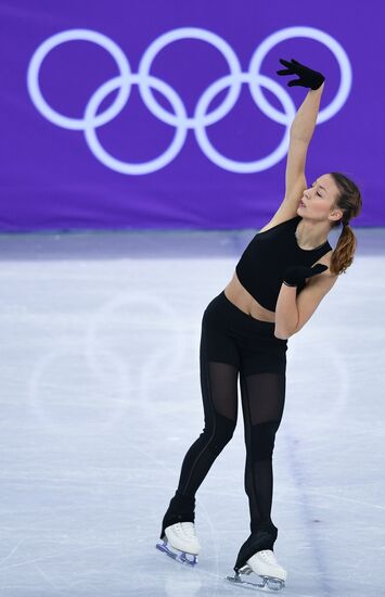 2018 Winter Olympics. Figure skating. Women's training sessions