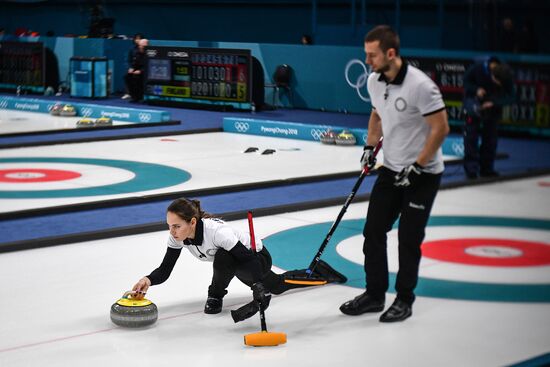 Winter Olympics 2018. Curling. Mixed doubles. Republic of Korea vs. OAR