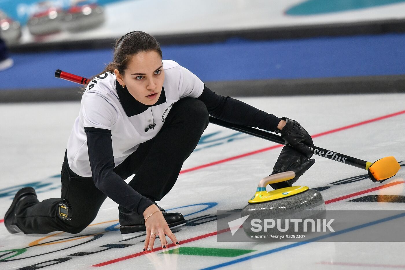 2018 Winter Olympics. Curling. Mixed doubles. Republic of Korea vs. OAR