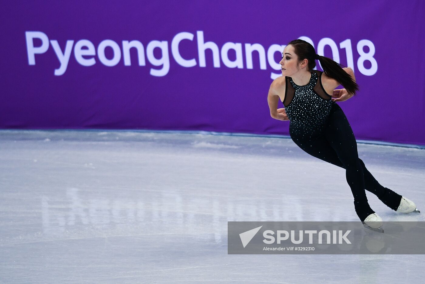 2018 Winter Olympics. Figure skating. Women's training sessions