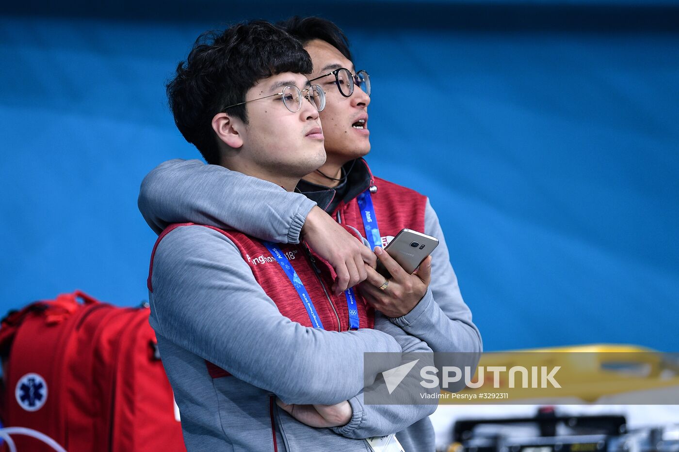 2018 Winter Olympics. Curling. Mixed doubles. Republic of Korea vs. OAR
