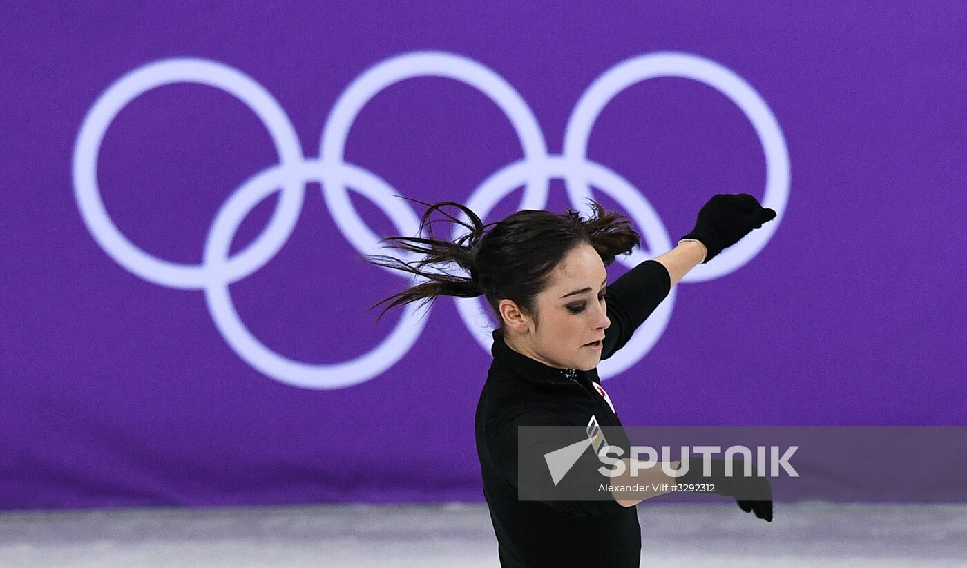 2018 Winter Olympics. Figure skating. Women's training sessions