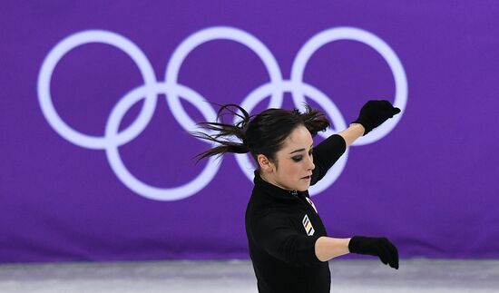 2018 Winter Olympics. Figure skating. Women's training sessions