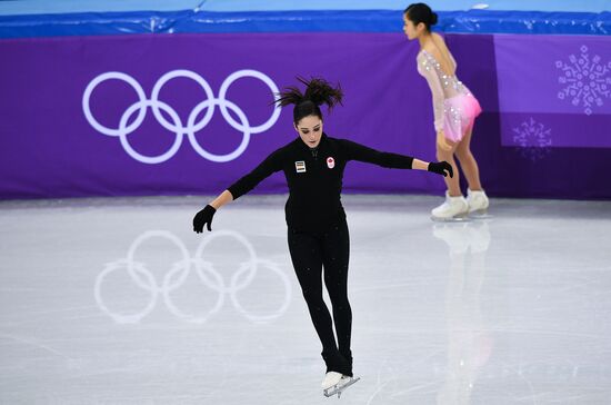 2018 Winter Olympics. Figure skating. Women's training sessions