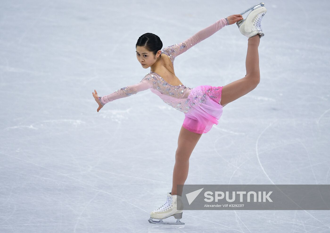 2018 Winter Olympics. Figure skating. Women's training sessions