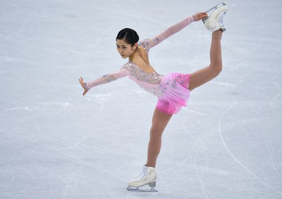 2018 Winter Olympics. Figure skating. Women's training sessions