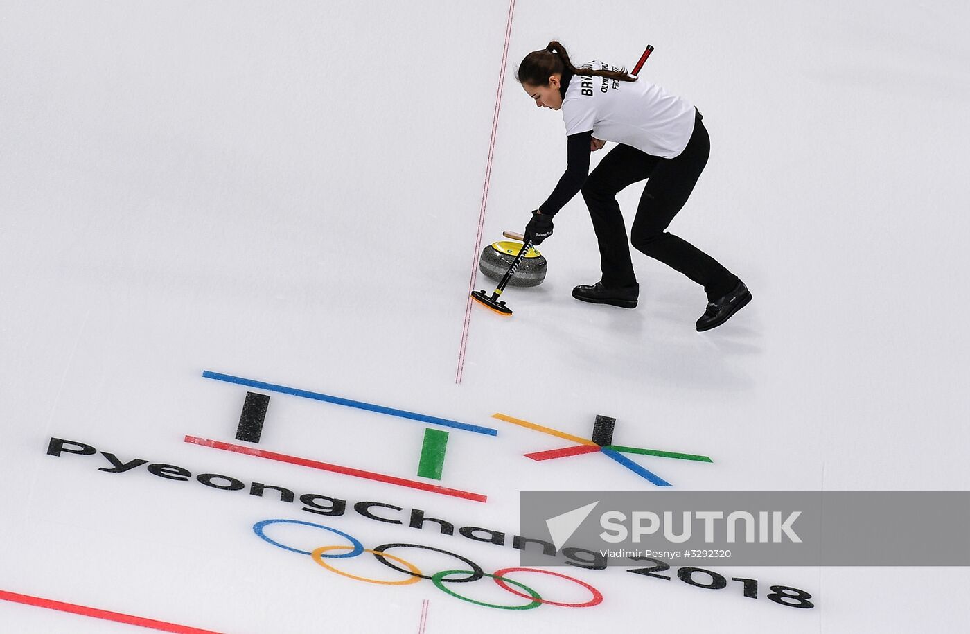 2018 Winter Olympics. Curling. Mixed doubles. Republic of Korea vs. OAR