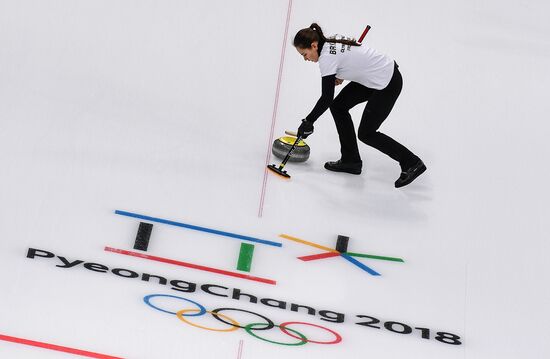 2018 Winter Olympics. Curling. Mixed doubles. Republic of Korea vs. OAR