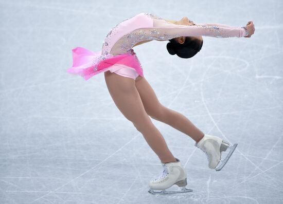 2018 Winter Olympics. Figure skating. Women's training sessions