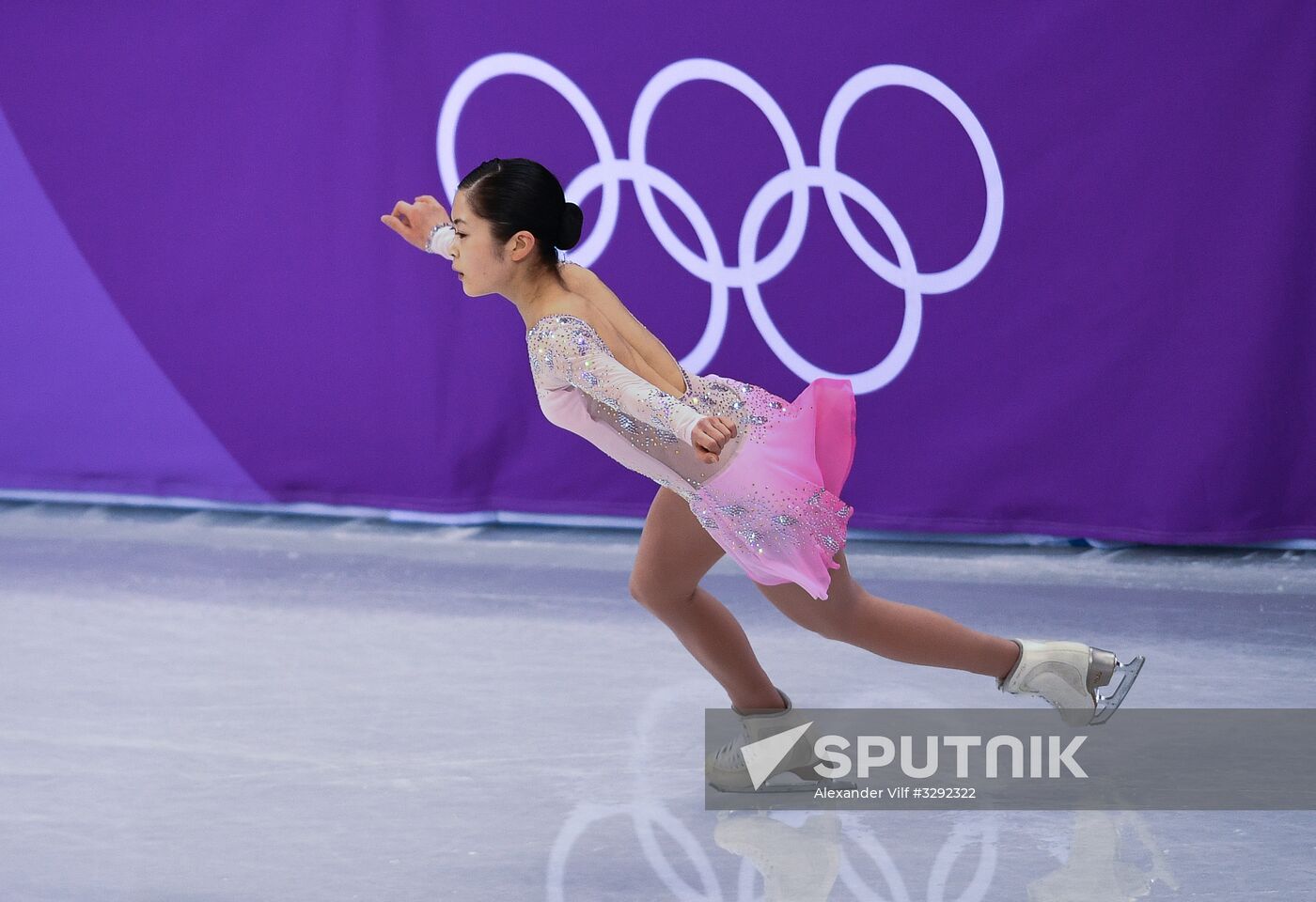 2018 Winter Olympics. Figure skating. Women's training sessions