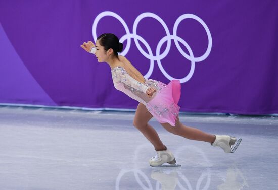2018 Winter Olympics. Figure skating. Women's training sessions